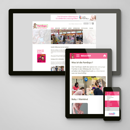 Webdesign FamExpo Zug