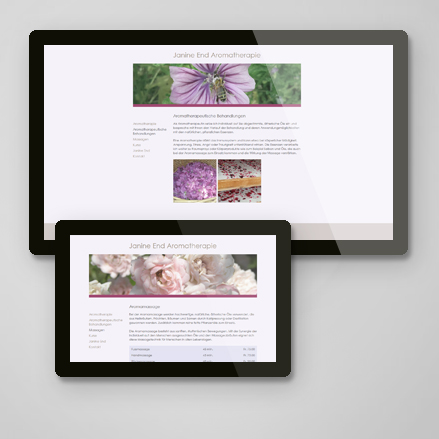Webdesign Janine End Zug